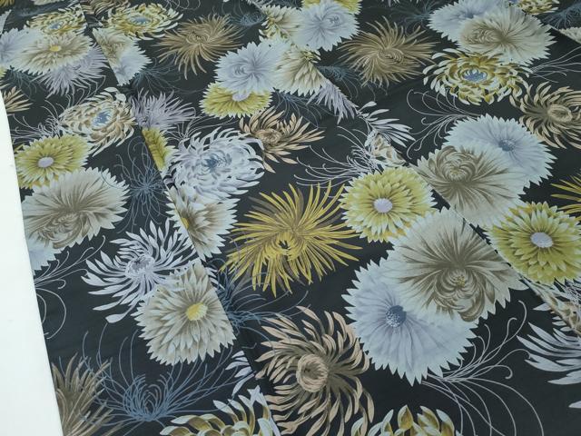 平和屋着物□極上 小紋 乱菊 蝋色地 洗える着物 逸品 CZAA3000s5