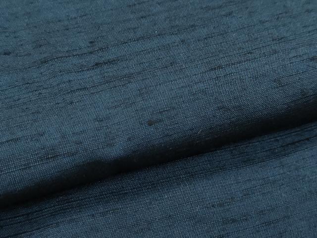 平和屋着物□極上 男性 紬 アンサンブル キングサイズ 濃紺 逸品 未  