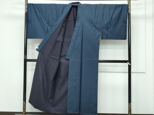 未着用　久野織物　小紋　大島紬　証紙付き　アンサンブル　有栖川文　着物　017k 未着用 久野織物 小紋 大島紬 証紙付き アンサンブル 有栖川文