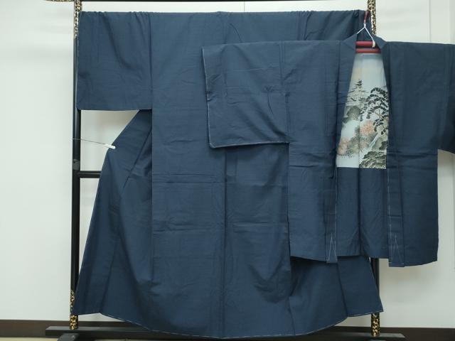 平和屋着物■極上　男性　本場大島紬　アンサンブル　キングサイズ　逸品　未使用　CZAA3008s5