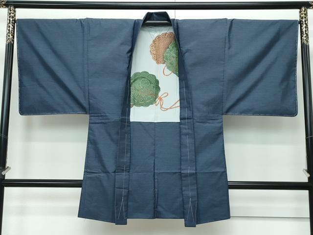 平和屋着物□極上 男性 本場大島紬 アンサンブル 亀甲柄 逸品 未使用