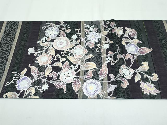 平和屋着物□極上 加賀友禅の巨匠 初代 由水十久 西陣 長嶋成織物