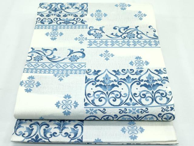 平和屋着物■極上　スリーシーズン　春夏秋　両面　全通柄袋帯　三重織　花唐草文　逸品　未使用　CZAA3051s5