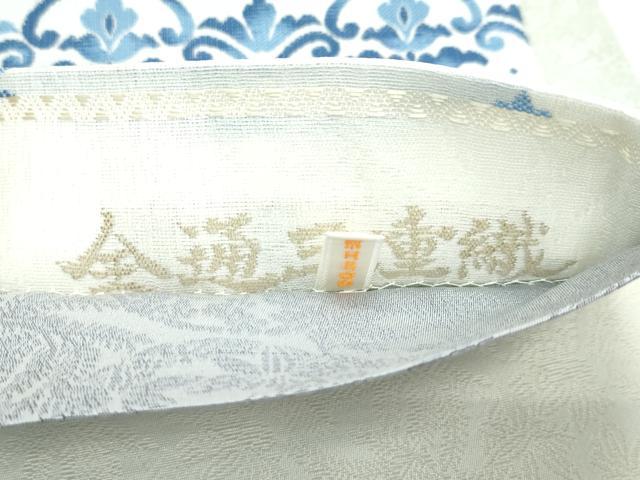 平和屋着物■極上　スリーシーズン　春夏秋　両面　全通柄袋帯　三重織　花唐草文　逸品　未使用　CZAA3051s5