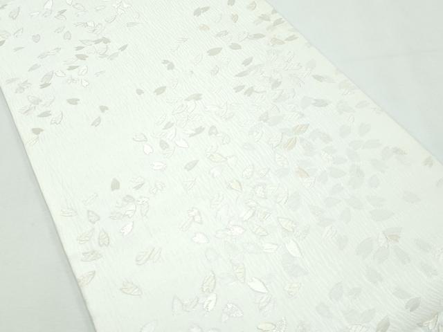 袋帯 正絹 蝶々梅桜模様 リサイクル 中古 フォーマル 礼装用