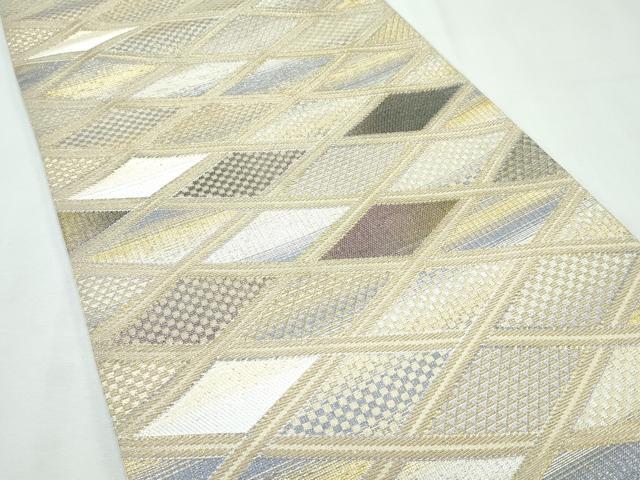 平和屋着物■極上　創業280年　誉田屋源兵衛　六通柄袋帯　金唐革金華燦　金銀糸　鈴乃屋扱い　逸品　CZAA3058s5 平和屋着物□極上 創業280年 誉田屋源兵衛 六通柄袋帯 金唐革