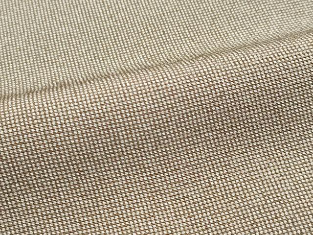 平和屋着物■極上　伝統工芸士　砂川健一　江戸小紋　東京染　極々角通し　媚茶色地　柄：砂色　証紙付き　逸品　CZAA3124s5 平和屋着物□極上 伝統工芸士 砂川健一 江戸小紋 東京染 極々角通し 媚