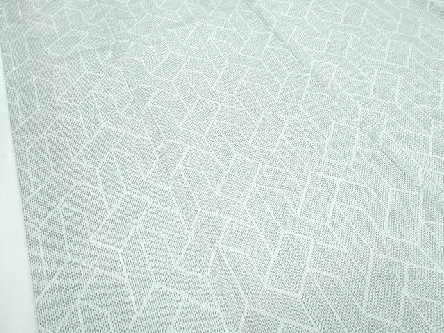 小紋 正絹 二代目南部幸雄作 霞茶屋辻模様 身丈152cm 裄丈62.5