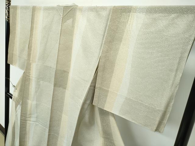 平和屋着物□極上 夏物 銀座もとじ 小紋 紗 立波文 間道 た