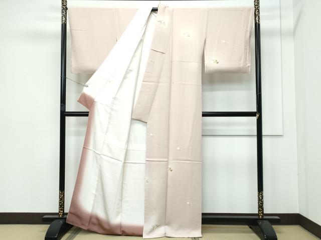 平和屋着物○上質な小紋 花菱地紋 蛍暈し 正絹 逸品 DAAR0193yyy