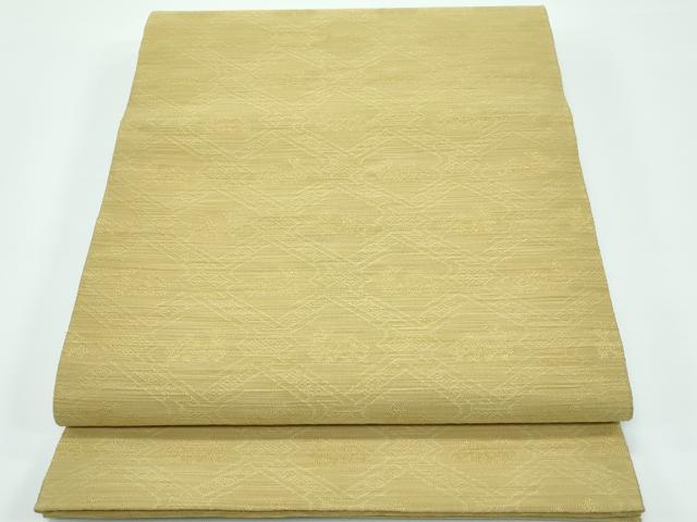 平和屋着物■極上　西陣　川島織物　両面　全通柄袋帯　有栖川錦　菱　金糸　逸品　CZAA3185s5