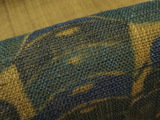 平和屋本店□極上 夏物 古代原始布 科布 九寸名古屋帯 型