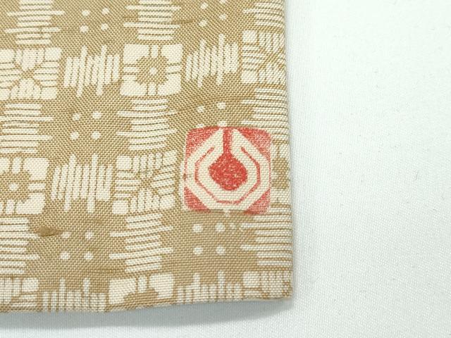 平和屋本店□極上 石川県指定無形文化財 牛首紬 白山工房 手織り