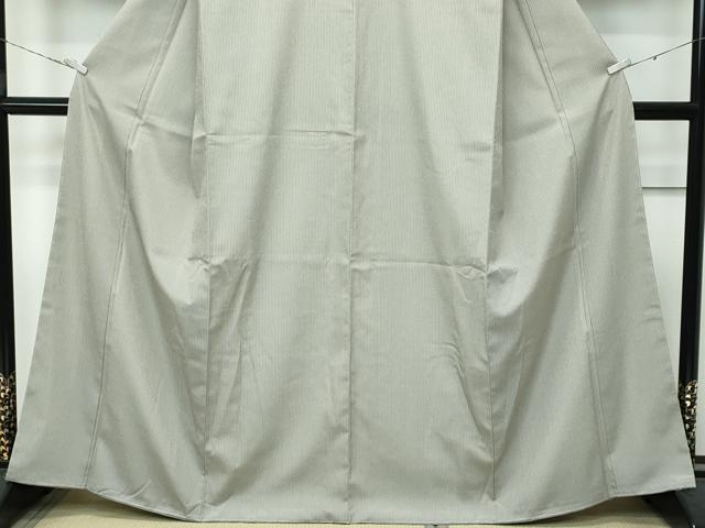 平和屋着物□極上 本塩沢 間道 利休色地 逸品 未使用 CZAA3217s5