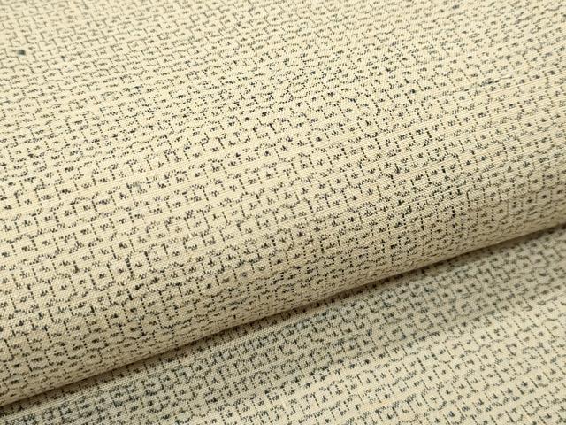 平和屋本店■極上　男性　結城紬　アンサンブル　100亀甲　総詰め　榛色地　逸品　CZAA3232s5_4