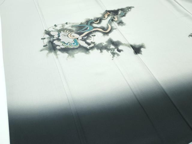 平和屋着物□極上 訪問着 中国三大刺繍 総相良刺繍 風神雷神