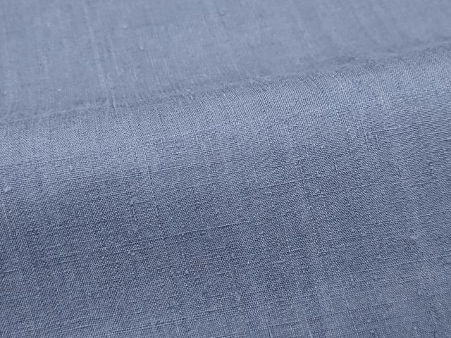 平和屋本店●極上　青山みとも　本場結城紬　重要無形文化財　色無地　葡萄鼠色　たとう紙付き　逸品　未使用　CZAA3274s5_4