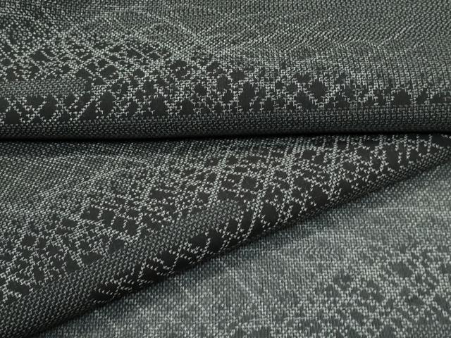 平和屋着物■極上　夏物　本場大島紬　夏大島　9マルキ　エ霞草木文　逸品　CZAA3332s5