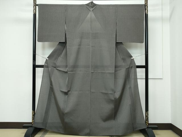 平和屋着物■極上　夏物　本場縞大島紬　夏大島　かふる　間道　証紙付き　逸品　CZAA3356s5_1