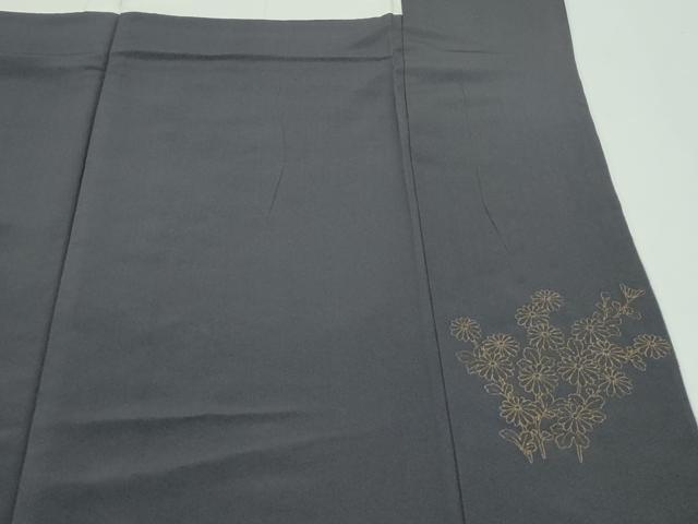 平和屋本店□極上 訪問着 総刺繍 中国三大刺繍 相良刺繍 菊