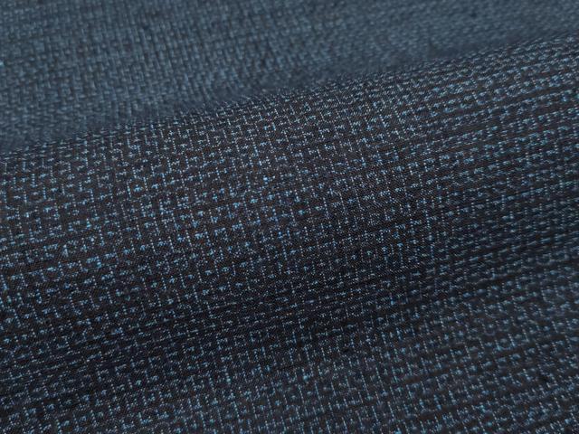 平和屋本店□極上 男性 本場結城紬 重要無形文化財 アンサンブル 100