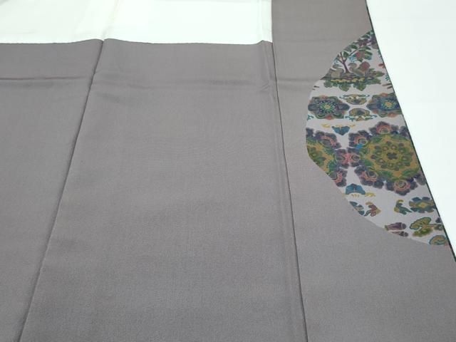 平和屋本店■極上　前田仁仙　仁仙更紗　訪問着　更紗動物正倉院花文　逸品　CZAA3381s5