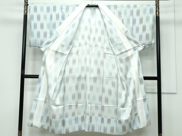 平和屋着物■上質な長襦袢　無双仕立て　市松文様　草花地紋　逸品　未使用　CZAA3424s5 平和屋着物□上質な長襦袢 無双仕立て 市松文様 草花地紋 逸品 未使用