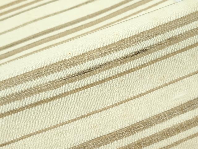 平和屋着物□極上 インド・アッサム 野蚕糸 手織 ムガシルク 両面 全通