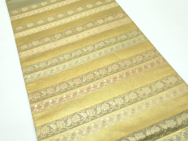 平和屋着物□極上 西陣織 陰山織物謹製 箔屋清兵衛 六通柄