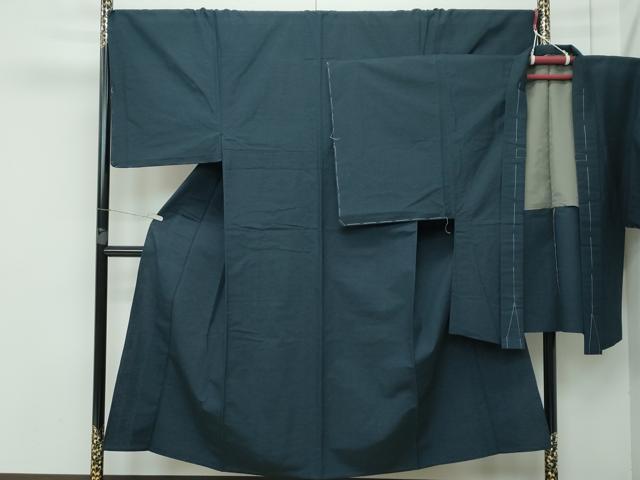 平和屋着物■極上　男性　紬　アンサンブル　単衣　百入茶色　逸品　未使用　CZAA3525s5