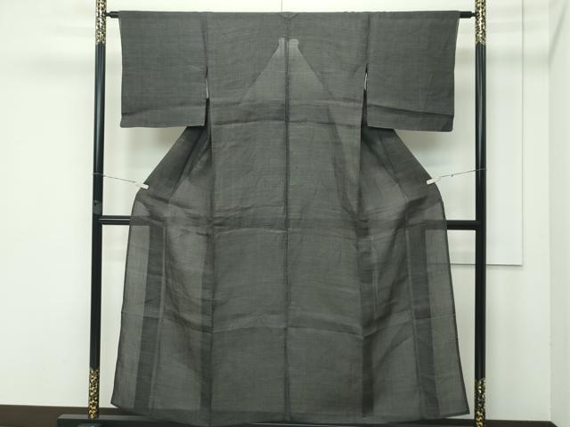 平和屋本店■極上　夏物　石川県指定無形文化財　能登上布　本麻手織上布　80亀甲　総詰め　麻　逸品　CZAA3538s5 平和屋本店□極上 夏物 石川県指定無形文化財 能登上布 本