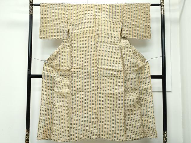 平和屋着物■極上　夏物　上布　変わり縞　麻　逸品　CZAA3549s5 平和屋着物□極上 夏物 上布 変わり縞 麻 逸品 CZAA3549s5