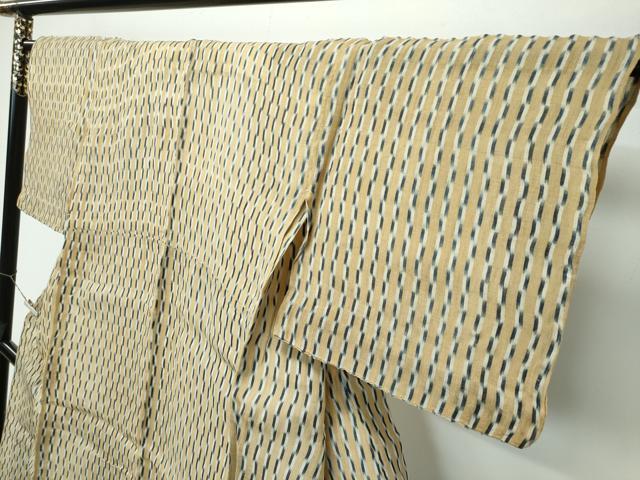 平和屋着物■極上　夏物　上布　変わり縞　麻　逸品　CZAA3549s5 平和屋着物□極上 夏物 上布 変わり縞 麻 逸品 CZAA3549s5