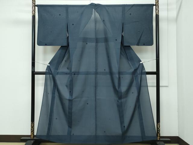 平和屋着物■極上　夏物　本場大島紬　夏大島　大小あられ　逸品　CZAA3629s5