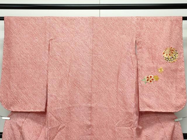 平和屋着物■極上　七五三　女の子　7歳　祝着　総絞り　総刺繍　駒刺繍　花毬文　逸品　CZAA3763s5_2