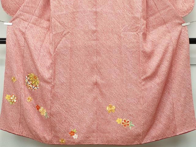 平和屋着物■極上　七五三　女の子　7歳　祝着　総絞り　総刺繍　駒刺繍　花毬文　逸品　CZAA3763s5_3