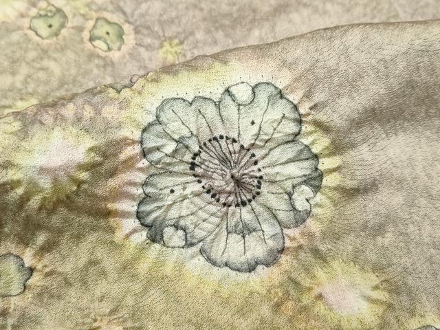 平和屋着物□希少 辻が花染織作家 功刀稔國 久保田一竹の弟子