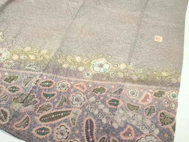 平和屋着物□希少 辻が花染織作家 功刀稔國 久保田一竹の弟子