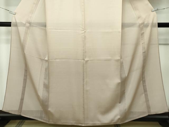 平和屋着物■極上　夏物　結城紬　夏結城　訪問着　きぬの羽衣　結城屋扱い　香色地　さが美扱い　証紙付き　逸品　未使用　CZAA3812s5_3