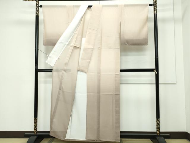 平和屋着物■極上　夏物　結城紬　夏結城　訪問着　きぬの羽衣　結城屋扱い　香色地　さが美扱い　証紙付き　逸品　未使用　CZAA3812s5_1