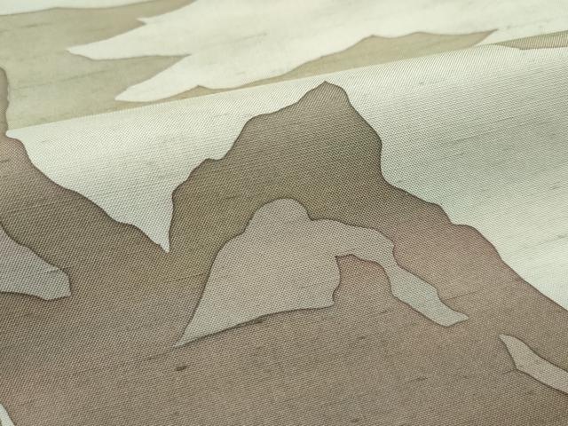 平和屋本店■極上　石川県指定無形文化財　牛首紬　白山工房　手織り　訪問着　流水文　黒地　金彩　逸品　未使用　CYAA3820s5 平和屋本店□極上 石川県指定無形文化財 牛首紬 白山工房 手織り