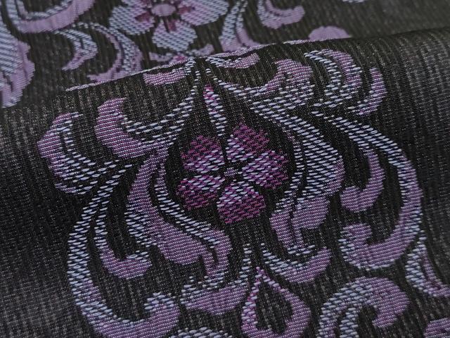 平和屋着物□極上 お召 単衣 更紗花文 さが美扱い 逸品 CZAA3863s5