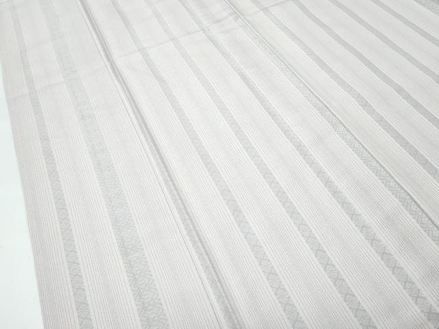 平和屋本店▽極上　本場筑前博多織　博多金ラベル　お召　単衣　伊都国献上　福絖織物謹製　証紙付き　逸品　CZAA3866s5_3