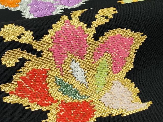 平和屋着物□最高級 龍村平蔵製 六通柄 本袋帯 唐織 モール