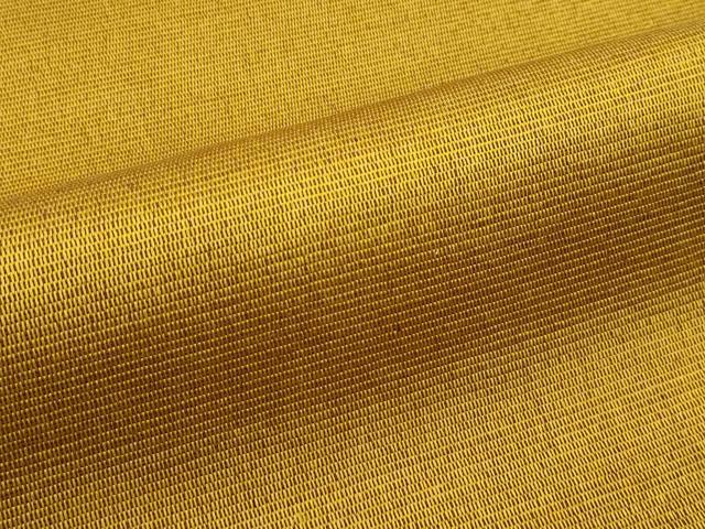 平和屋本店□極上 本場黄八丈 八寸名古屋帯 手織 西條謹一