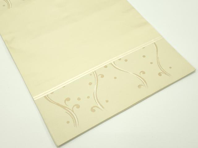 平和屋本店□極上 西陣 川島織物 九寸名古屋帯 唐織 七宝菊唐草