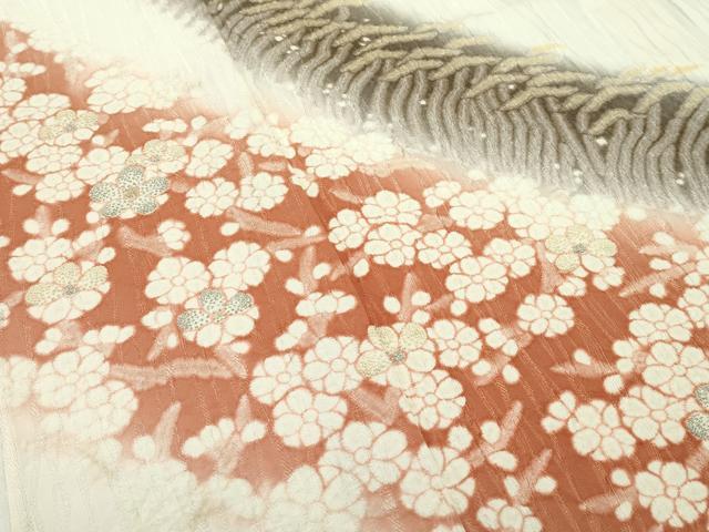 平和屋本店□極上 十日町 名門 滝泰謹製 訪問着 単衣 絞り 中国