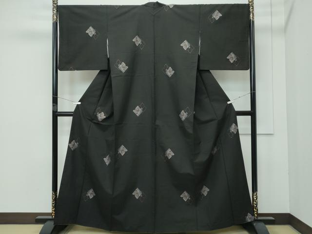 平和屋着物■極上　本場大島紬　9マルキ　椿　逸品　CZAA4036s5