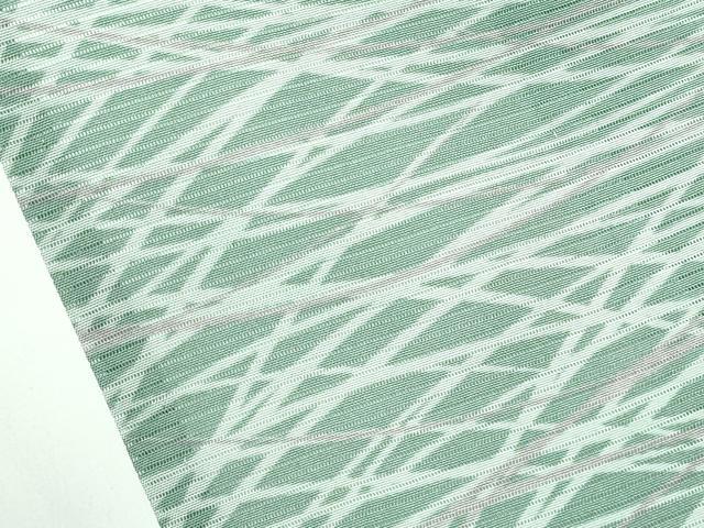 平和屋着物□極上 夏物 小紋 絽 蛍暈し 蛍芝草文 老竹