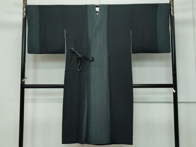 平和屋着物■極上　道中着　ロング丈　木目文様　暈し染め　逸品　CZAA4103s5